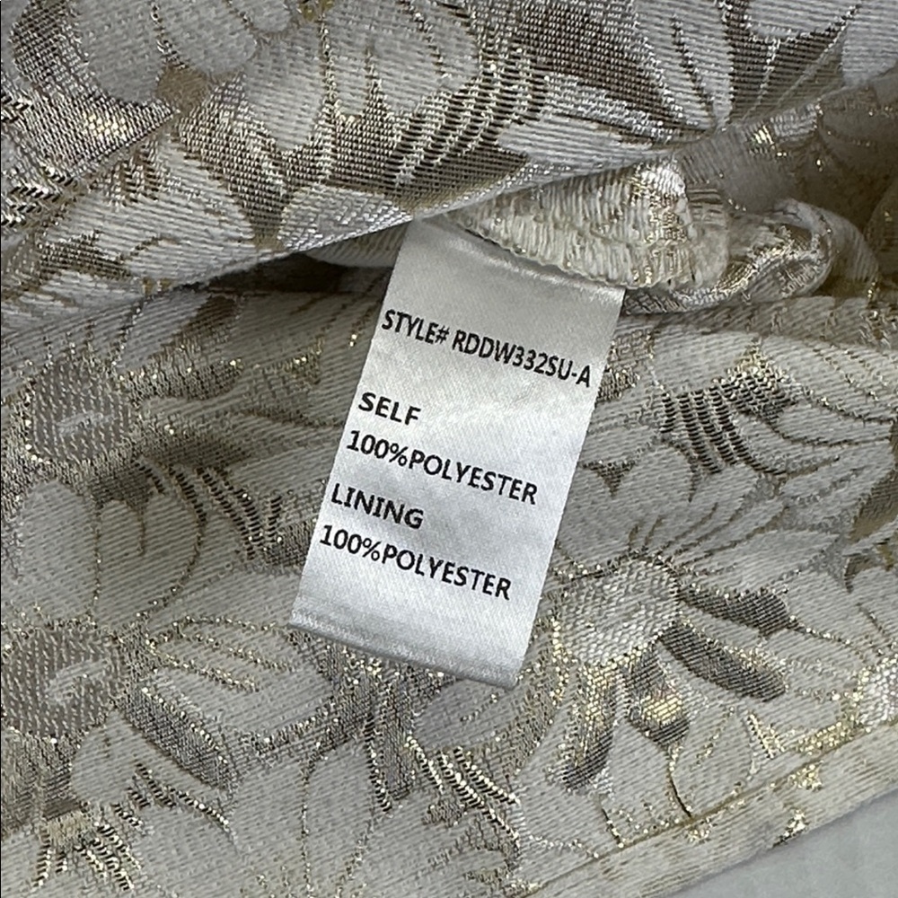 Altar'd State Ivory Gold Floral Romper Sleeveless Size XXL NWT Holiday Festival - Picture 15 of 16